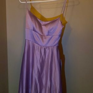 Light Purple Dress with long slit
